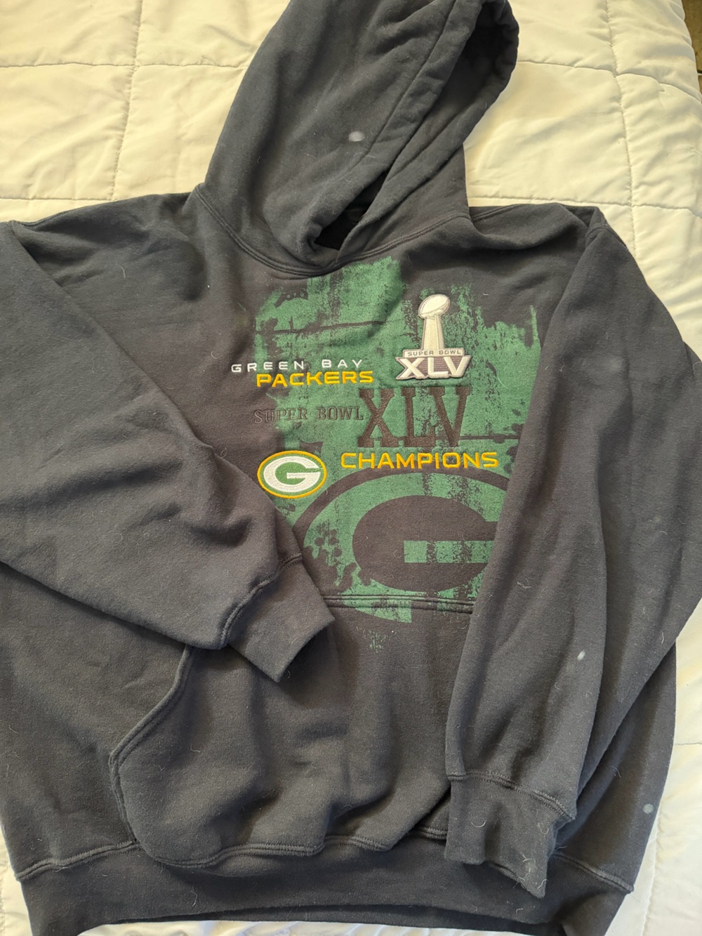 Green Bay Packers Super Bowl XLV Champions Hooded Sweatshirt